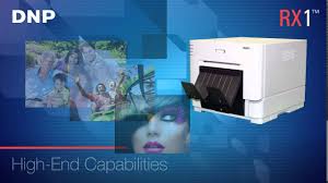DNP RX1 dye-sublimation printer used for instant 4x6 event photo printing